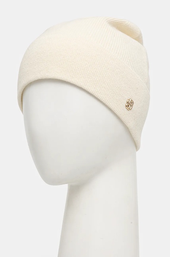 Kašmírová čepice BOSS 50524288 béžová AW24