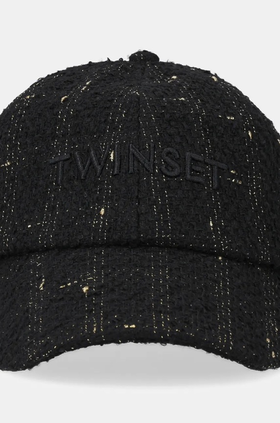 Kšiltovka Twinset 242TO5431 černá AW24