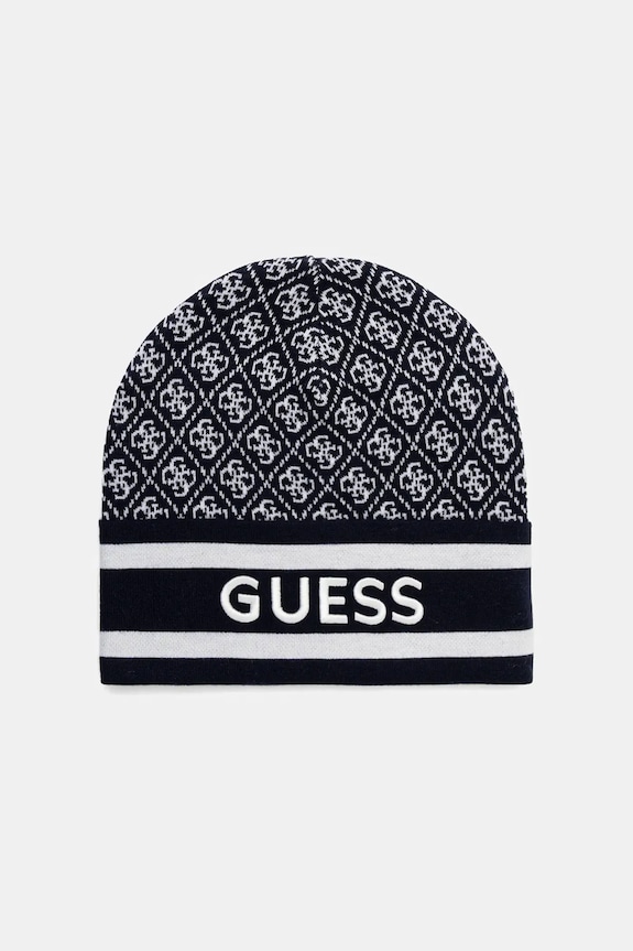Čiapka Guess SEVYN s prímesou vlny tmavomodrá W4BZ21.Z3JD2