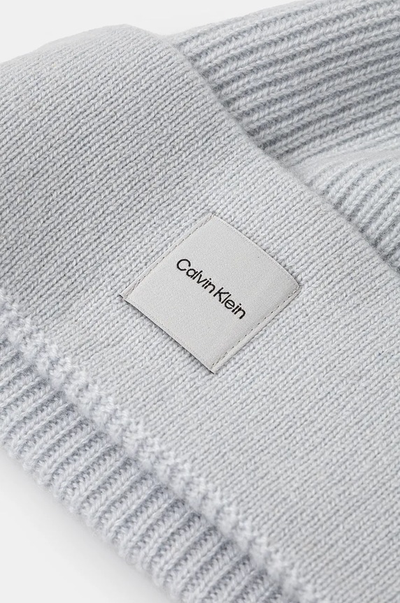 Vunena kapa Calvin Klein K60K612584 plava NC24