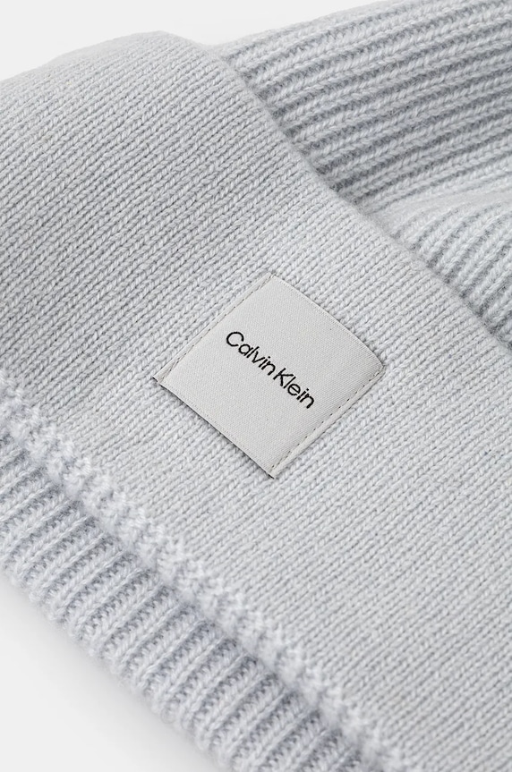 Vunena kapa Calvin Klein K60K612584 plava NC24