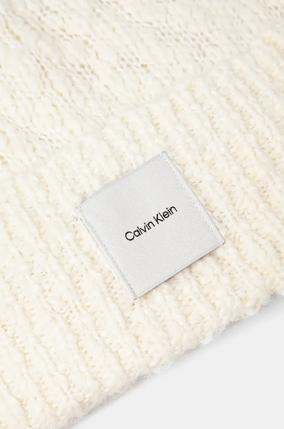 Аксесоари Шапка с вълна Calvin Klein K60K612593 бежов