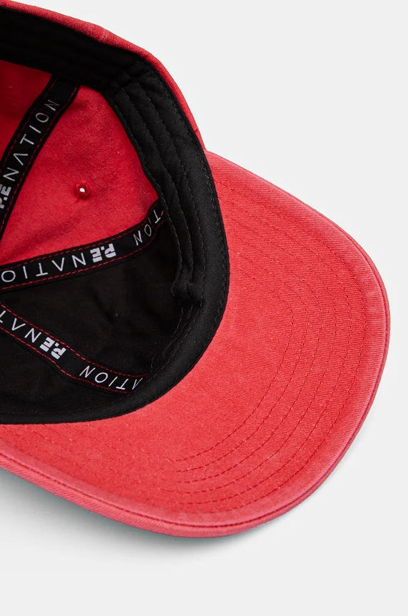 Pamučna kapa sa šiltom P.E Nation Throwback Cap crvena 243A415
