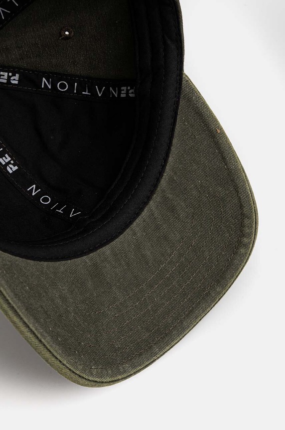 Bavlněná baseballová čepice P.E Nation Throwback Cap zelená 243A415