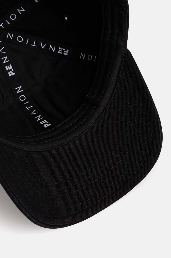 P.E Nation czapka z daszkiem bawełniana Homage Cap czarny 243A417