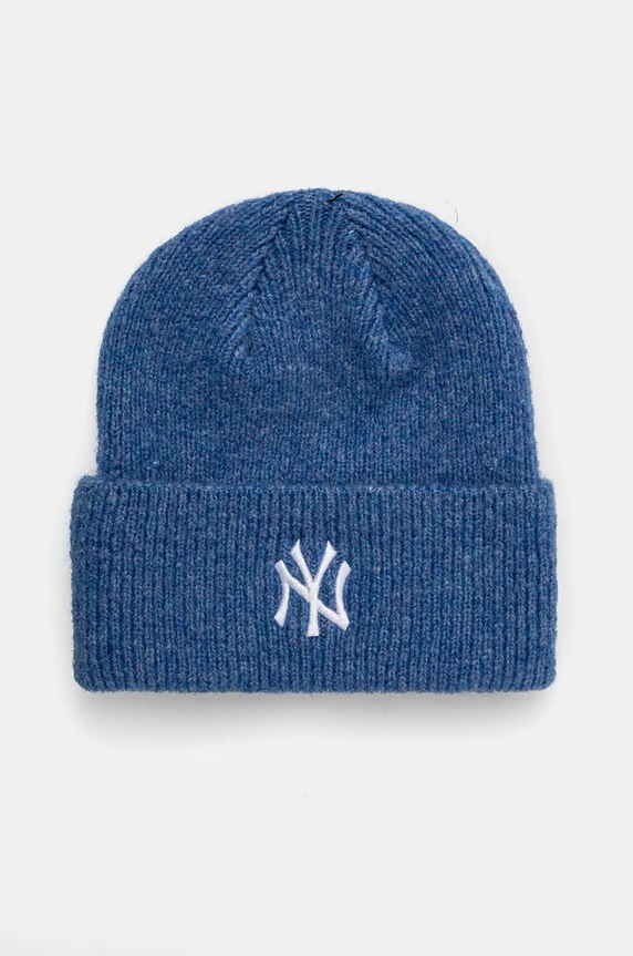 New Era berretto in misto lana NEW YORK YANKEES melange blu 60565264