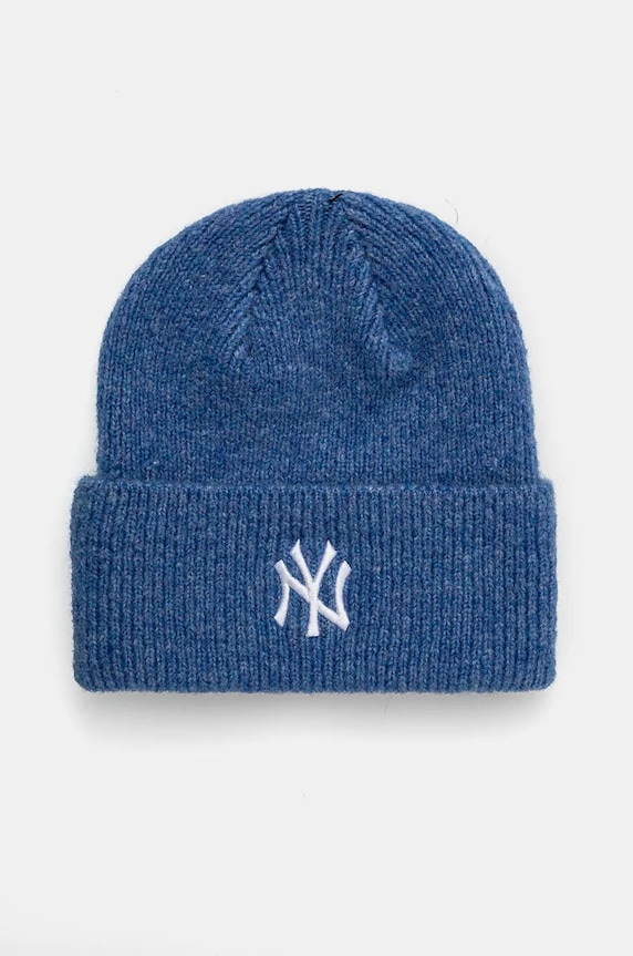 New Era berretto in misto lana NEW YORK YANKEES melange blu 60565264