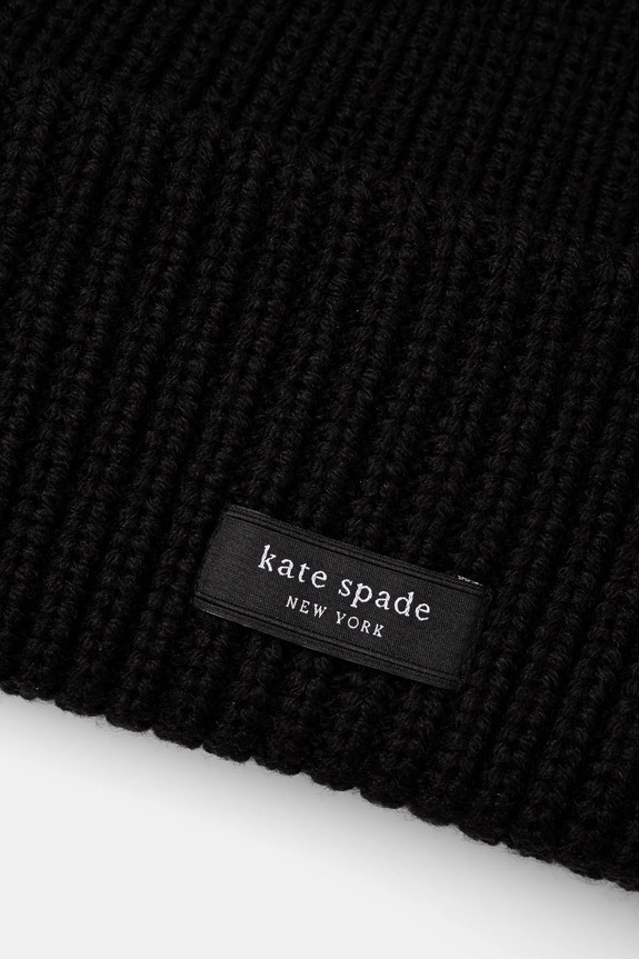 Akcesoria Kate Spade czapka z domieszką wełny 29KS1004213 czarny