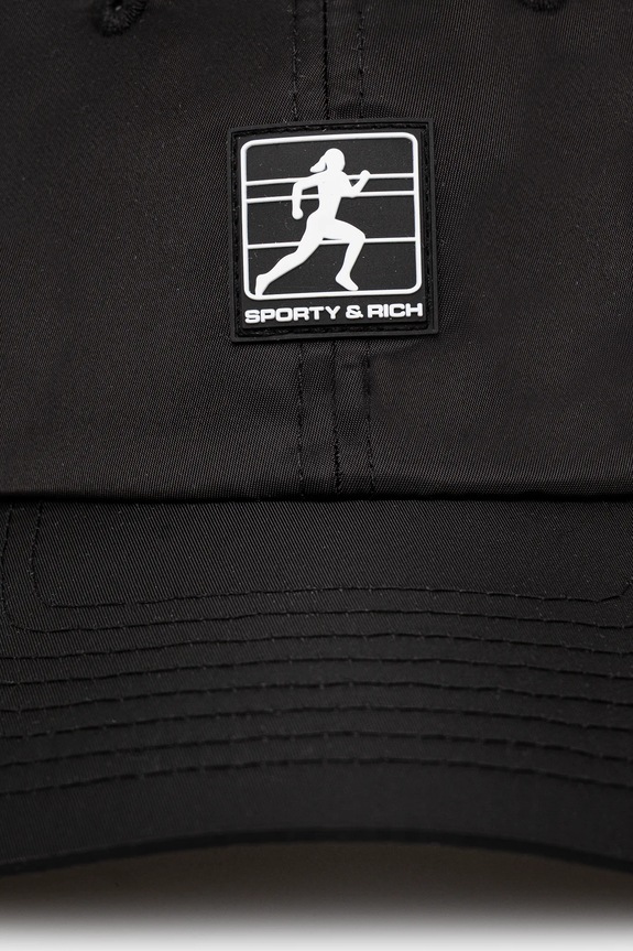 Кепка Sporty & Rich Running Woman Nylon AC040514141BA01 чорний AW24