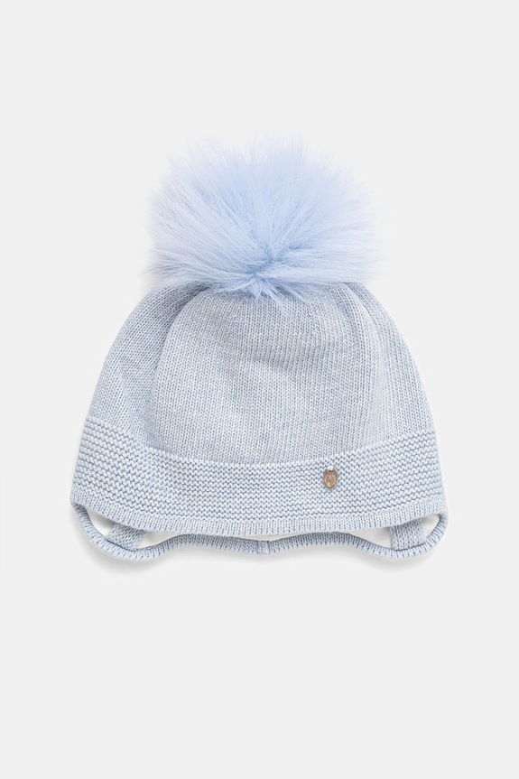 Jamiks czapka z domieszką wełny dziecięca BALACAR II BALACARII.Na.gl.JZH440 niebieski AW24