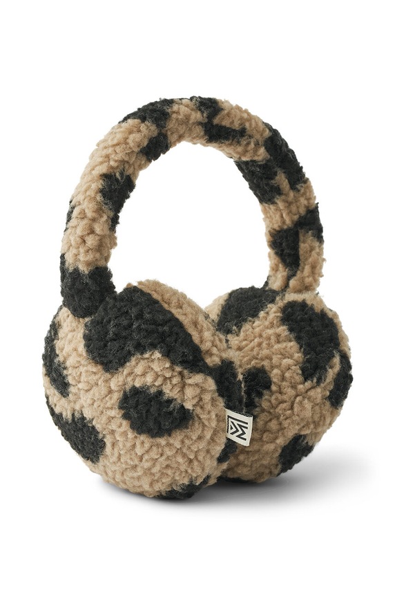 Detské chrániče na uši Liewood Albero Pile Earwarmers LW19211 čierna AW24