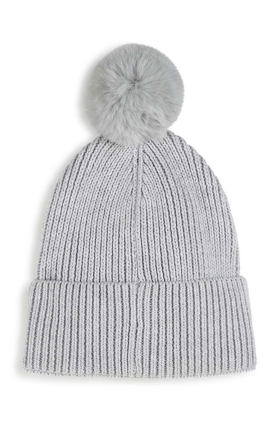 Michael Kors czapka z domieszką wełny dziecięca R30223. szary AW24