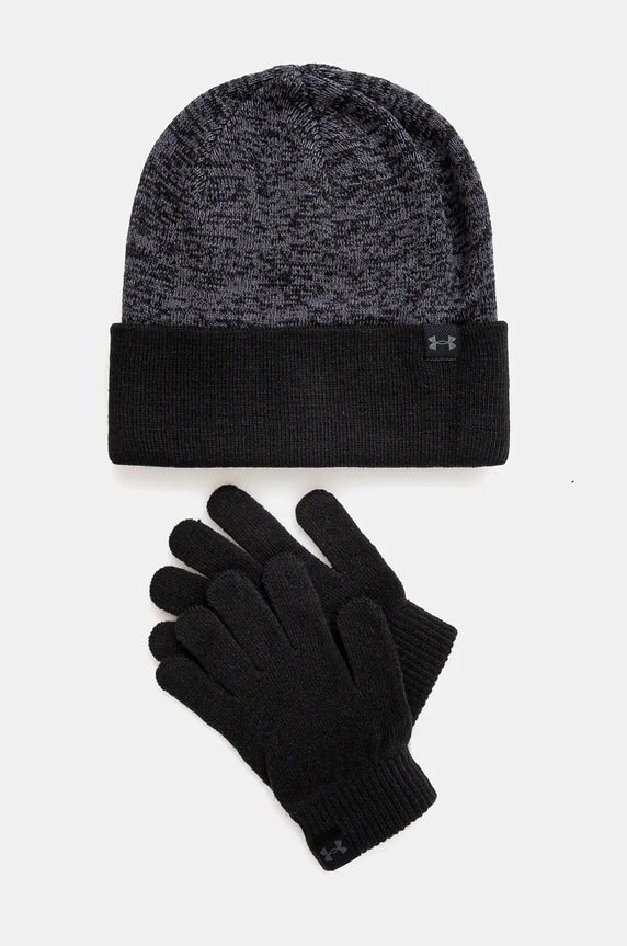 Under Armour czapka i rękawiczki dziecięce G Beanie pozostałe czarny 1386642