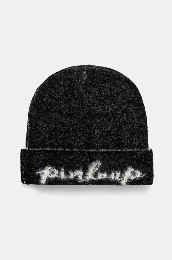 Pinko Up czapka dziecięca aplikacja czarny F4PIJGHT070