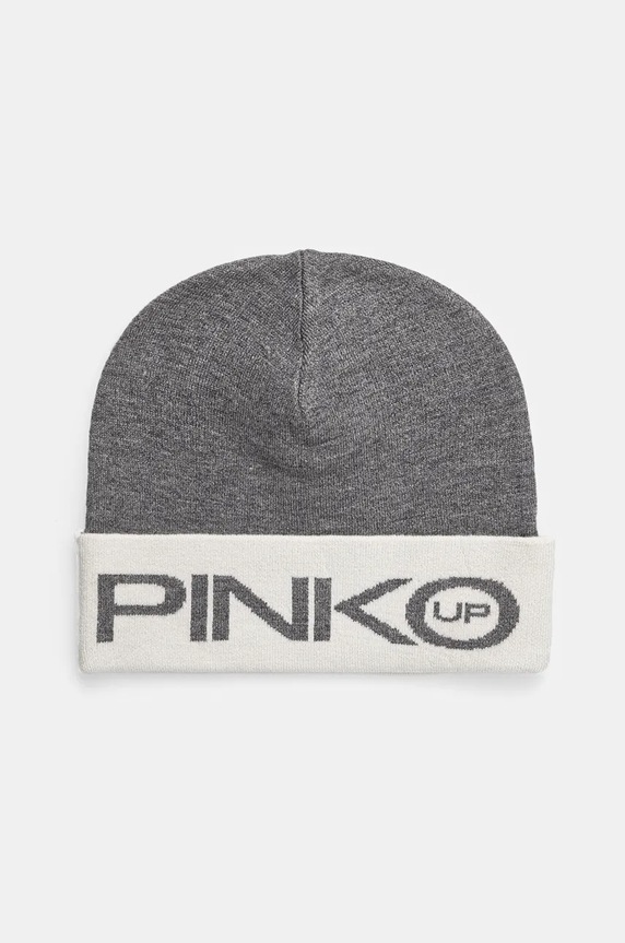 Detská čiapka Pinko Up tenká sivá F4PIJGHT097