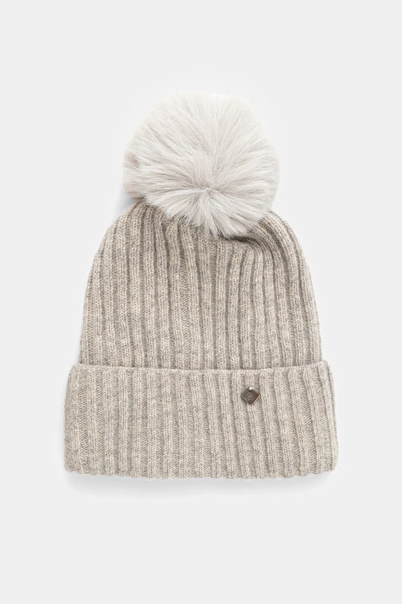 Dječja vunena kapa Jamiks DAGNIS bez uzorka siva DAGNIS.m.II.Na.g.JZH365