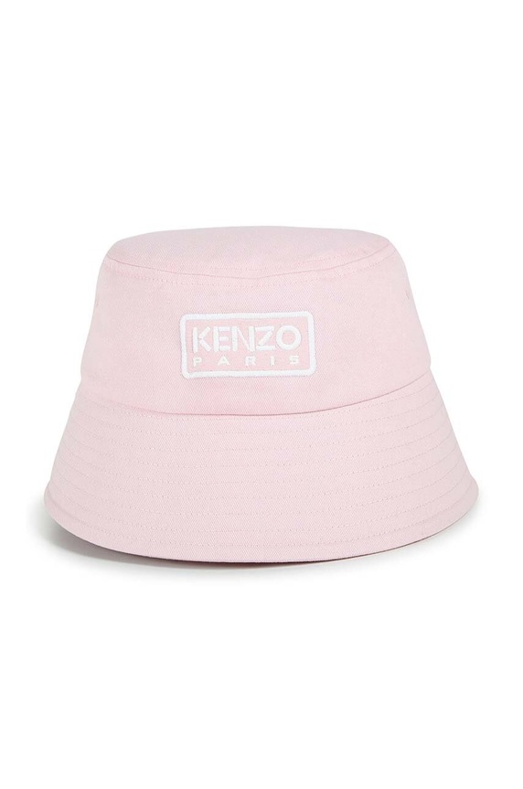 Kenzo Kids kapelusz bawełniany dziecięcy aplikacja różowy K60609.52