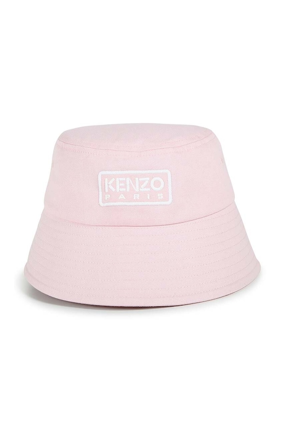 Kenzo Kids kapelusz bawełniany dziecięcy aplikacja różowy K60609.54.56