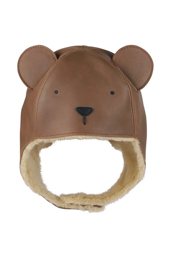 Donsje czapka dziecięca Kapi Classic Hat Bear 6020001. brązowy AA00