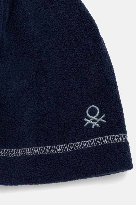 United Colors of Benetton czapka dziecięca 6U87CA01P.G.Seaso.9BYH granatowy AW24
