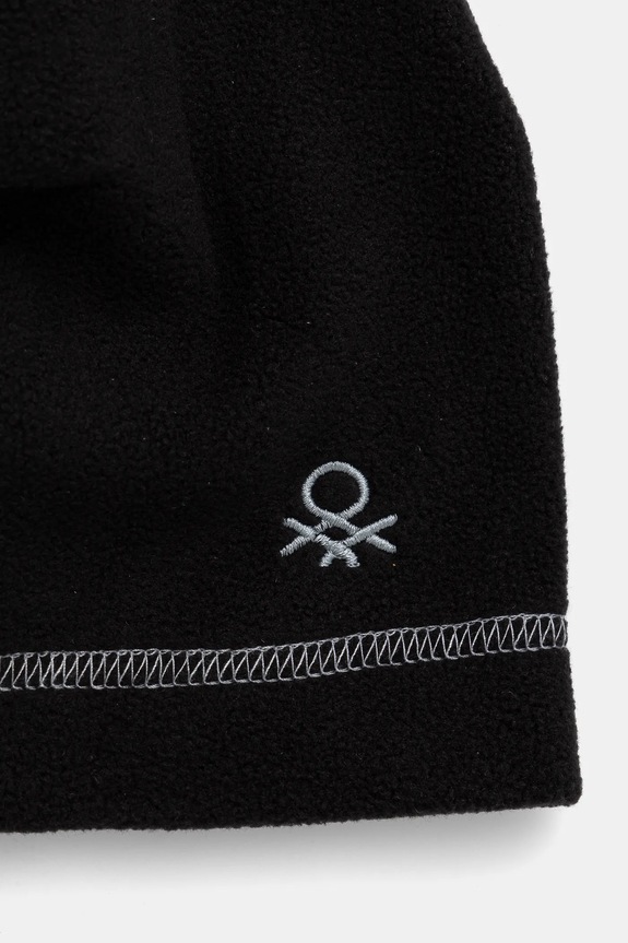 Dječja kapa United Colors of Benetton 6U87CA01P.G.Seaso.9BYH crna AW24