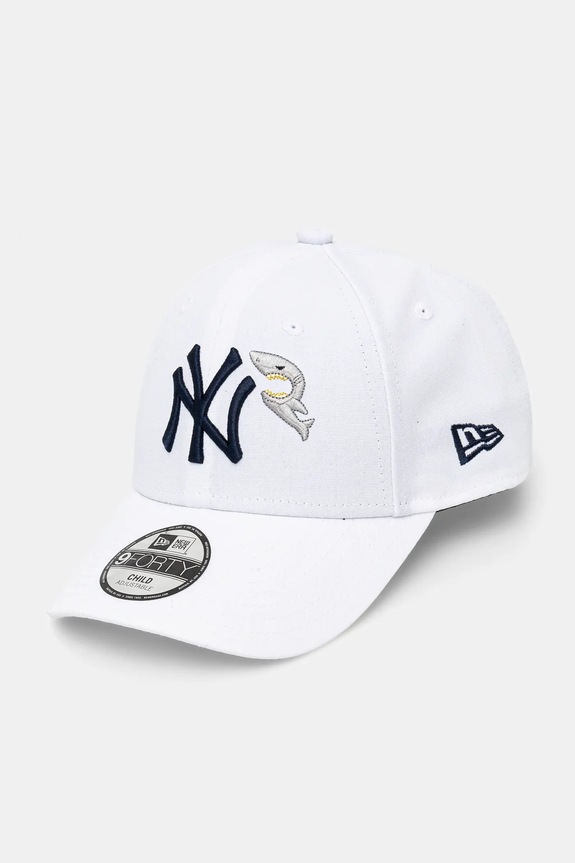 Dječja kapa sa šiltom New Era NEW YORK YANKEES natpis bijela 60565294