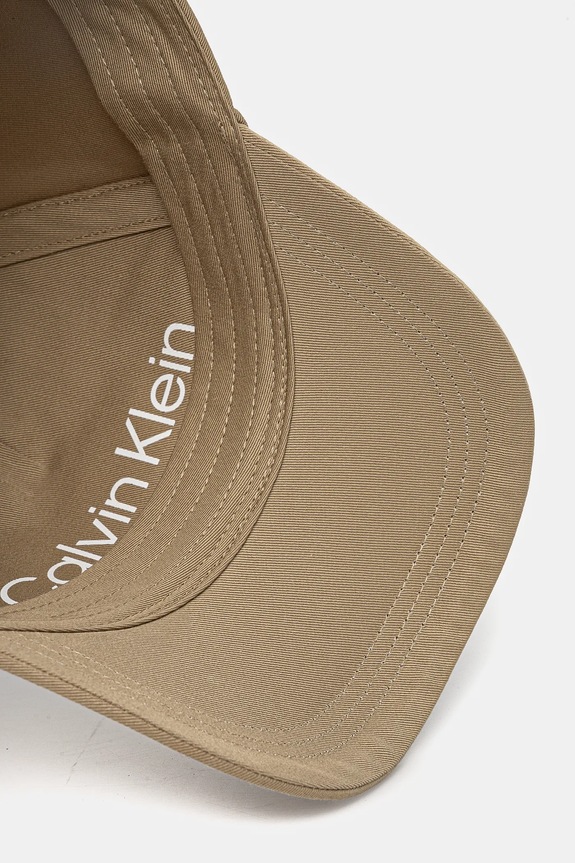 Calvin Klein czapka z daszkiem bawełniana zielony K50K511987