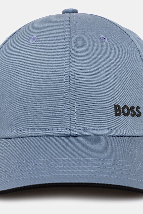 BOSS Green czapka z daszkiem męska bawełniana Cap-Bold 50519219 niebieski SS26