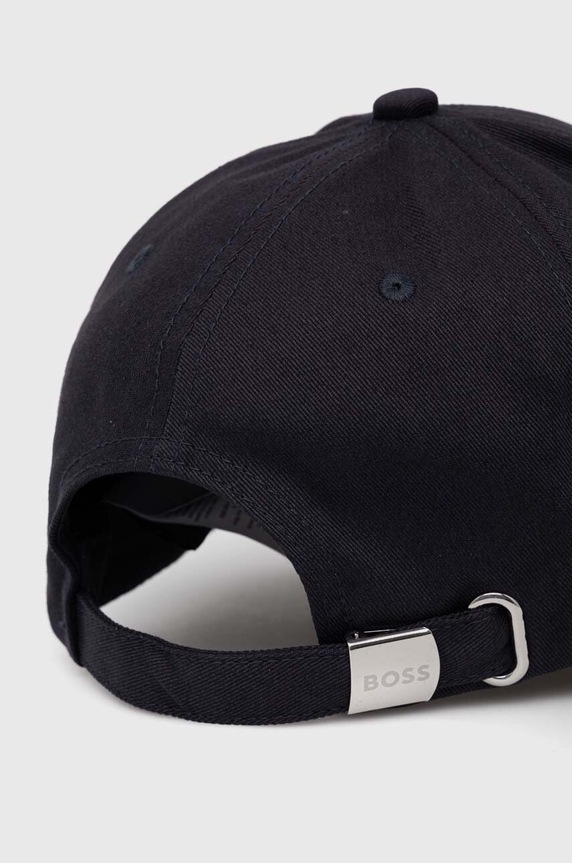 Akcesoria BOSS Green czapka z daszkiem męska bawełniana Cap-Bold 50519219 granatowy