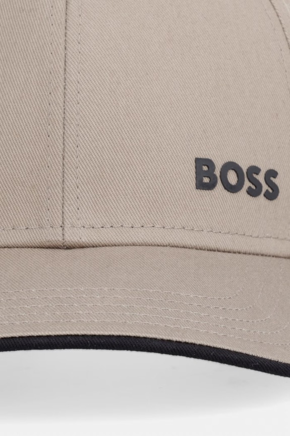 BOSS Green șapcă pentru bărbați de bumbac Cap-Bold 50519219 verde SS26