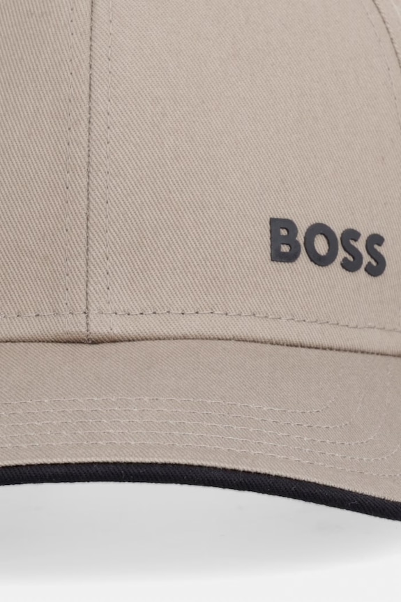 BOSS Green șapcă pentru bărbați de bumbac Cap-Bold 50519219 verde SS26