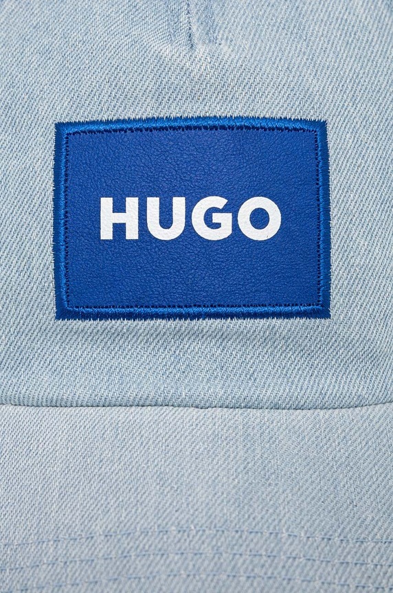 Βαμβακερό καπέλο του μπέιζμπολ Hugo Blue 50521998 μπλε AW24