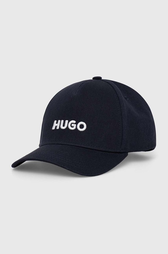 Bavlněná baseballová čepice HUGO bavlna námořnická modř 50518901