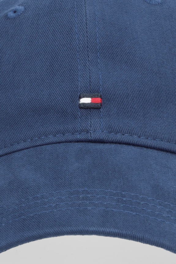 Tommy Hilfiger berretto da baseball in cotone AM0AM12531 blu navy AW25
