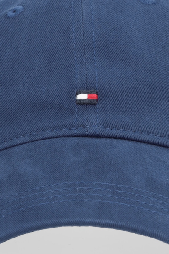 Tommy Hilfiger berretto da baseball in cotone AM0AM12531 blu navy AW25
