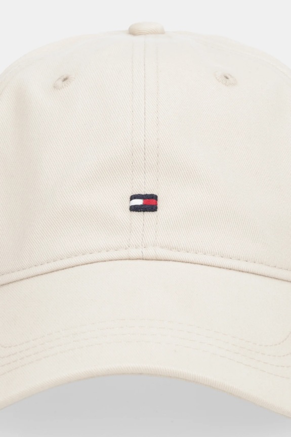 Tommy Hilfiger berretto da baseball in cotone AM0AM12531 beige AW25
