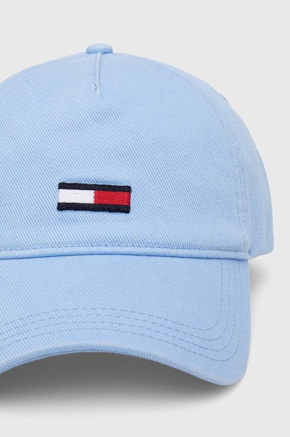 Tommy Jeans czapka z daszkiem AM0AM12427 niebieski AW24