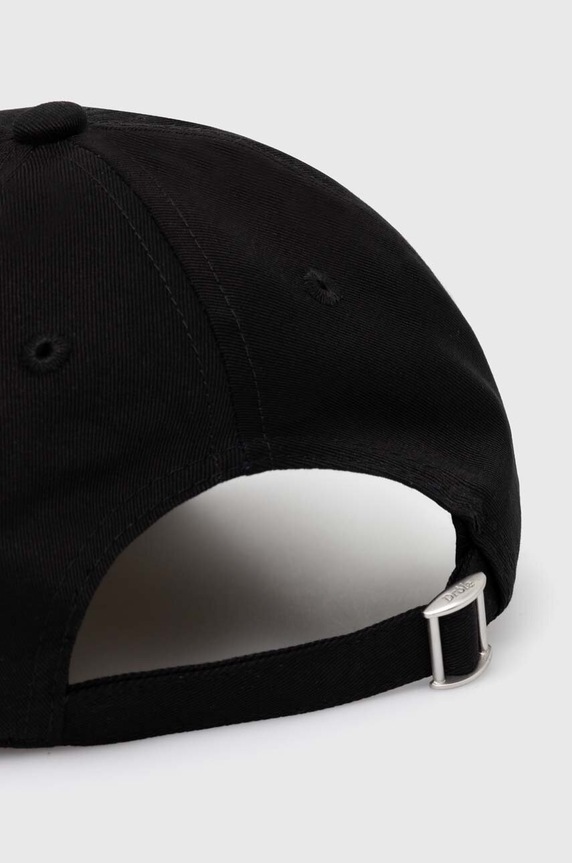 Αξεσουάρ Βαμβακερό καπέλο του μπέιζμπολ Drôle de Monsieur La Casquette Slogan PERM.CP151.CO138.BL μαύρο
