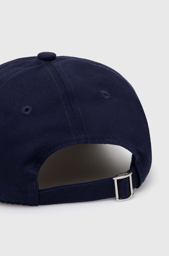 Akcesoria Drôle de Monsieur czapka z daszkiem bawełniana La Casquette Slogan PERM.CP151.CO138.NY granatowy
