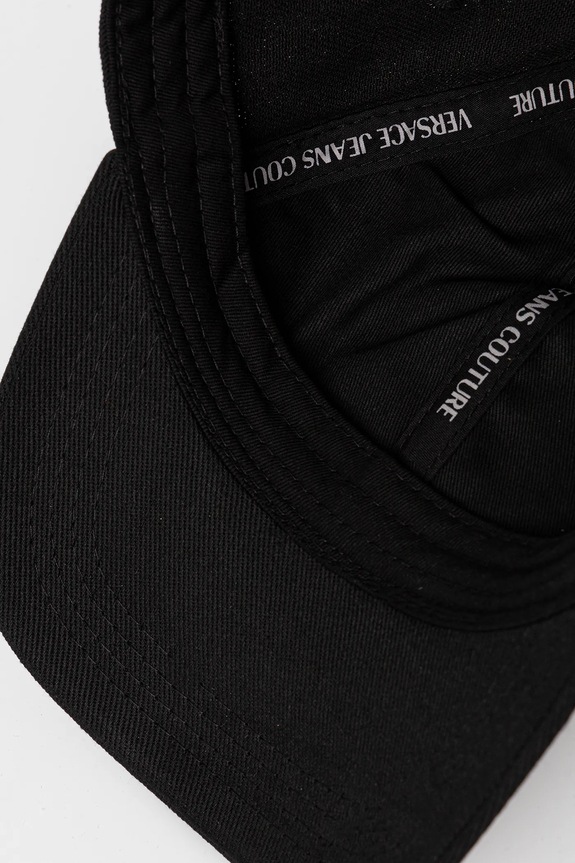 Βαμβακερό καπέλο του μπέιζμπολ Versace Jeans Couture μαύρο 77GAZK43.ZG304