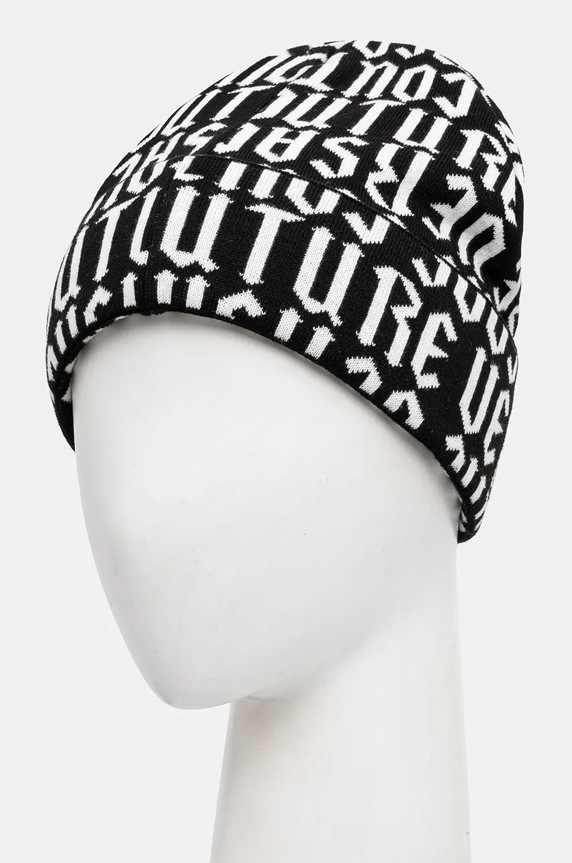 Σκούφος Versace Jeans Couture 77GAZK54.ZG290 μαύρο AW24