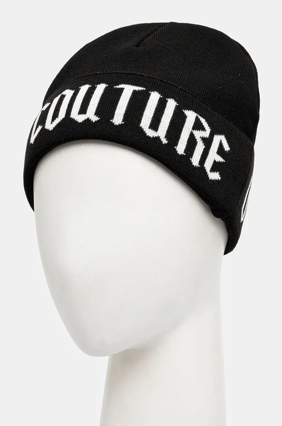 Σκούφος Versace Jeans Couture 77GAZK53.ZG289 μαύρο AW24