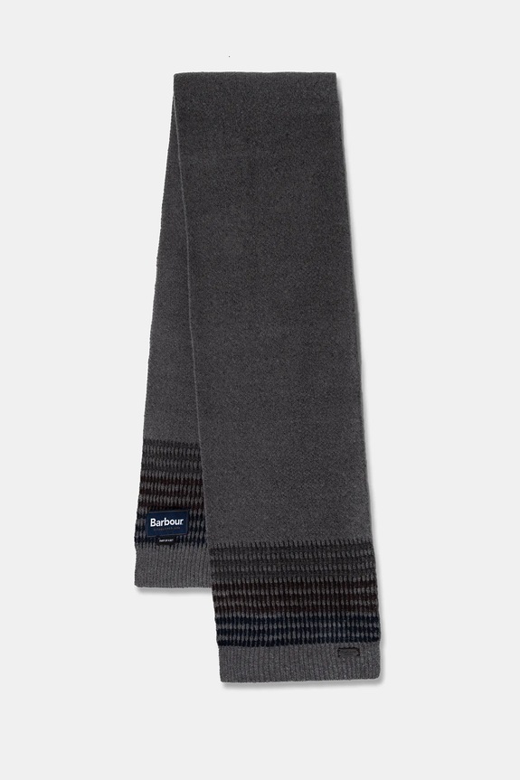 Barbour czapka i szalik pozostałe szary MGS0089