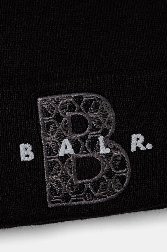 Akcesoria BALR. czapka z domieszką wełny B6120.1011 czarny
