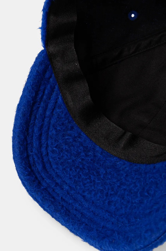 Doplňky Čepice s vlněnou směsí A.P.C. casquette charlie polaire PSAKA.M24146 modrá