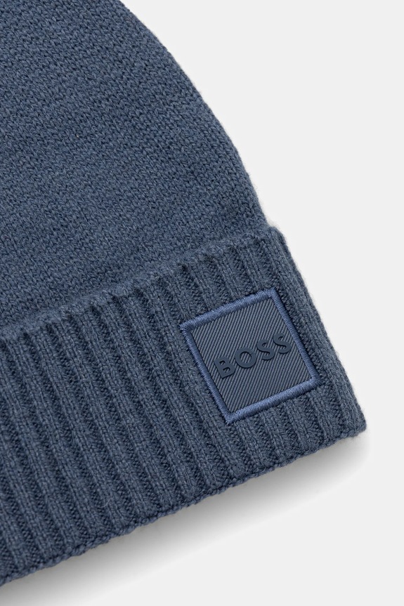 Volnena kapa BOSS Orange Akaio_R_Hat 50522447 modra AW25