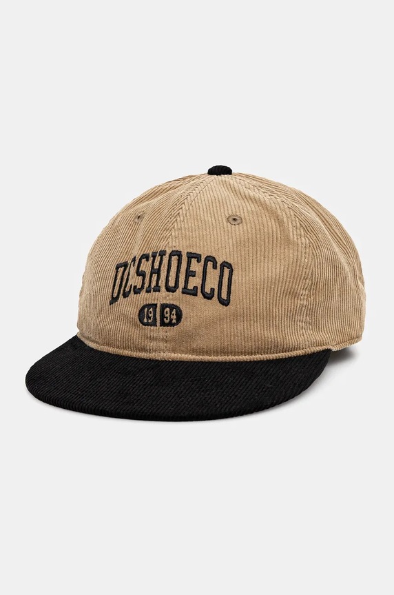 Kšiltovka DC Gymnasium Snapback bavlna hnědá ADYHA04220
