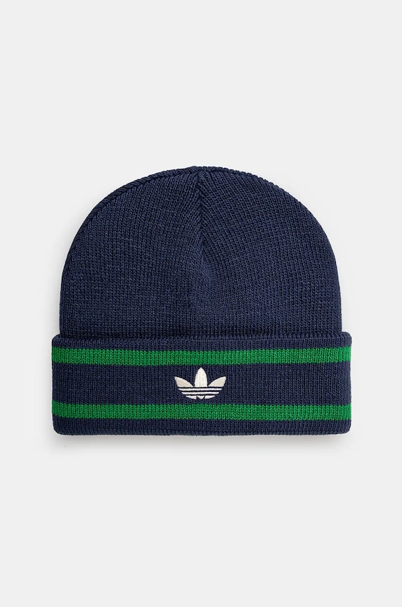 Шапка adidas Originals Beanie средно дебел тъмносин JL9569.M