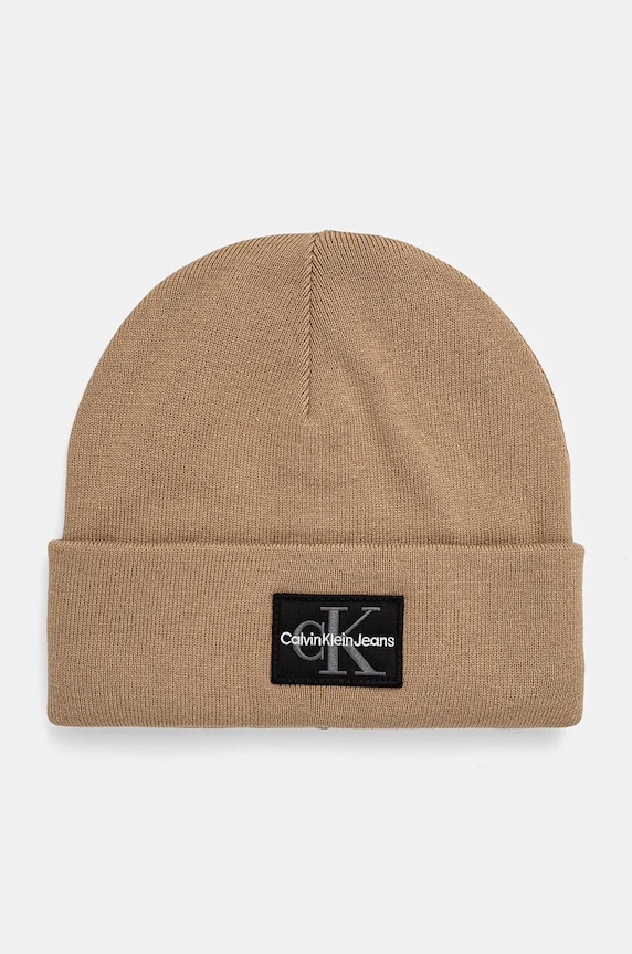 Σκούφος Calvin Klein Jeans άλλο μπεζ K50K512455