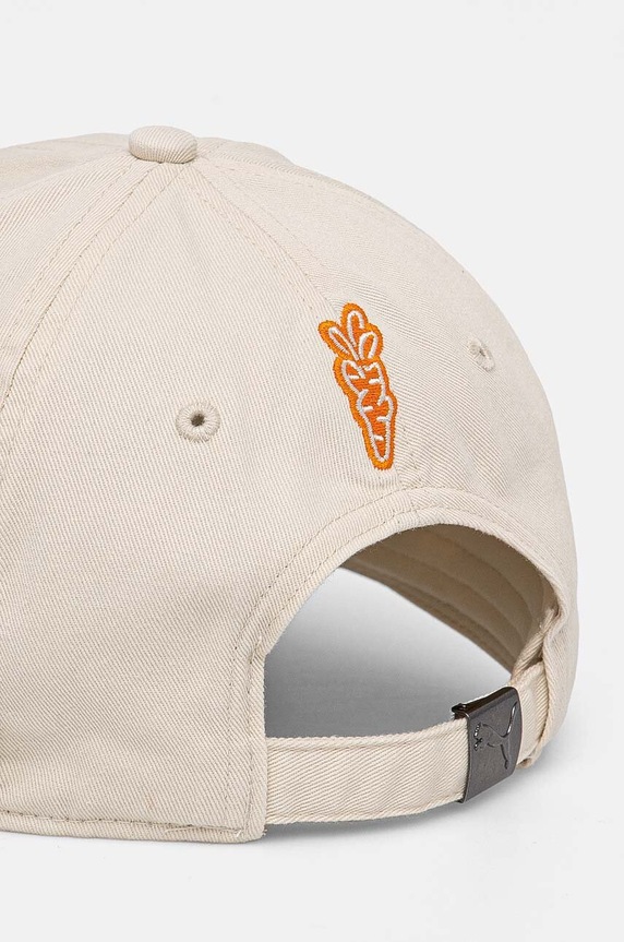 Bavlnená šiltovka Puma PUMA x CARROTS Dad Cap 25789. béžová AW24